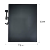 Maxbell Microphone Stand Tray Broadcast Tripod Bracket Tray for Music Sheet Concert