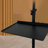 Maxbell Microphone Stand Tray Broadcast Tripod Bracket Tray for Music Sheet Concert