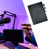 Maxbell Microphone Stand Tray Broadcast Tripod Bracket Tray for Music Sheet Concert