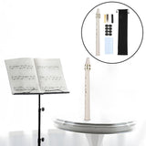 Maxbell Pocket Saxophone Portable Saxophone for Kids Music Lovers Instrument Players White