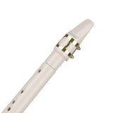 Maxbell Pocket Saxophone Portable Saxophone for Kids Music Lovers Instrument Players White