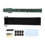 Maxbell Pocket Saxophone Portable Saxophone for Kids Music Lovers Instrument Players Dark Green