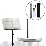 Maxbell Pocket Saxophone Portable Saxophone for Kids Music Lovers Instrument Players Black