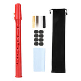 Maxbell Pocket Saxophone Portable Saxophone for Kids Music Lovers Instrument Players Red