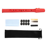 Maxbell Pocket Saxophone Portable Saxophone for Kids Music Lovers Instrument Players Red