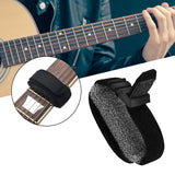 Maxbell Universal Fretboard Bass Guitar String Mute Dampener for Ukulele Bass Guitar black grey M