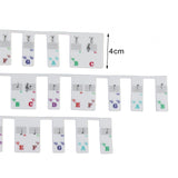 Maxbell Piano Stickers Piano Notes Guide for Beginner 88 Key Keyboard Learning Piano Colorful