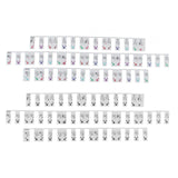 Maxbell Piano Stickers Piano Notes Guide for Beginner 88 Key Keyboard Learning Piano Colorful