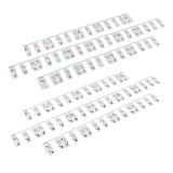 Maxbell Piano Stickers Piano Notes Guide for Beginner 88 Key Keyboard Learning Piano Colorful