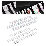 Maxbell Piano Stickers Piano Notes Guide for Beginner 88 Key Keyboard Learning Piano Colorful