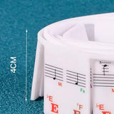 Maxbell Piano Stickers Piano Notes Guide for Beginner 88 Key Keyboard Learning Piano Colorful