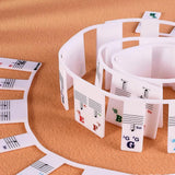 Maxbell Piano Stickers Piano Notes Guide for Beginner 88 Key Keyboard Learning Piano Colorful