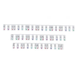 Maxbell Piano Stickers Piano Notes Guide for Beginner 88 Key Keyboard Learning Piano Colorful