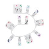 Maxbell Piano Stickers Piano Notes Guide for Beginner 88 Key Keyboard Learning Piano Colorful