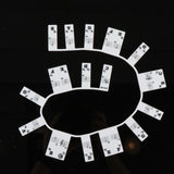 Maxbell Piano Stickers Piano Notes Guide for Beginner 88 Key Keyboard Learning Piano Black White