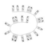 Maxbell Piano Stickers Piano Notes Guide for Beginner 88 Key Keyboard Learning Piano Black White