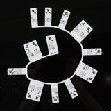 Maxbell Piano Stickers Piano Notes Guide for Beginner 88 Key Keyboard Learning Piano Black White