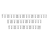 Maxbell Piano Stickers Piano Notes Guide for Beginner 88 Key Keyboard Learning Piano Black White