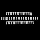 Maxbell Piano Stickers Piano Notes Guide for Beginner 88 Key Keyboard Learning Piano Black White