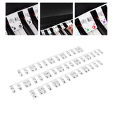 Maxbell Piano Stickers Piano Notes Guide for Beginner 88 Key Keyboard Learning Piano Black White