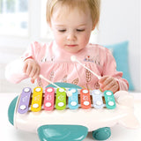 Maxbell Xylophone with Mallets Preschool Kindergarten Valentine's Day Gifts for Kids Green