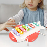 Maxbell Xylophone with Mallets Preschool Kindergarten Valentine's Day Gifts for Kids Red