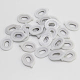 Maxbell 10Pcs Valve Guides Euphonium Plastic Musical Instrument Repair Set Accessory