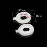 Maxbell 10Pcs Valve Guides Euphonium Plastic Musical Instrument Repair Set Accessory