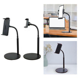 Maxbell Desk Phone Stand Flexible Alloy Lazy Bracket for Bedroom Kitchen Office