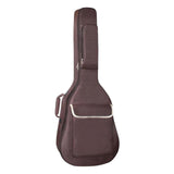 Maxbell Guitar Case Gig Bag Soft Carrying Case for Electric Guitars Acoustic Guitars Coffee