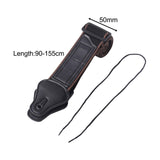 Maxbell Bass Guitar Strap Durable Adjustable for Acoustic Electric Guitars Mandolins Black