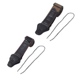 Maxbell Bass Guitar Strap Durable Adjustable for Acoustic Electric Guitars Mandolins Black