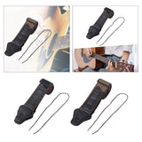 Maxbell Bass Guitar Strap Durable Adjustable for Acoustic Electric Guitars Mandolins Black