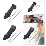 Maxbell Bass Guitar Strap Durable Adjustable for Acoustic Electric Guitars Mandolins Black
