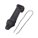 Maxbell Bass Guitar Strap Durable Adjustable for Acoustic Electric Guitars Mandolins Black