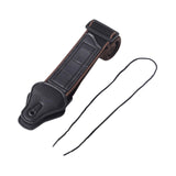 Maxbell Bass Guitar Strap Durable Adjustable for Acoustic Electric Guitars Mandolins Black