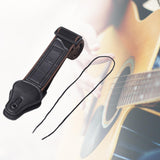 Maxbell Bass Guitar Strap Durable Adjustable for Acoustic Electric Guitars Mandolins Black