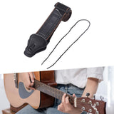 Maxbell Bass Guitar Strap Durable Adjustable for Acoustic Electric Guitars Mandolins Black