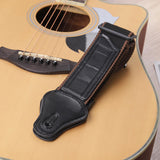 Maxbell Bass Guitar Strap Durable Adjustable for Acoustic Electric Guitars Mandolins Black