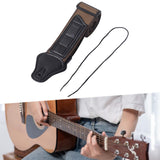 Maxbell Bass Guitar Strap Durable Adjustable for Acoustic Electric Guitars Mandolins Brown