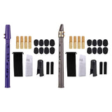 Maxbell Pocket Saxophone with Mouthpiece Reeds Carrying Bag Fingering Chart for Kids blue violet