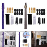 Maxbell Pocket Saxophone with Mouthpiece Reeds Carrying Bag Fingering Chart for Kids blue violet