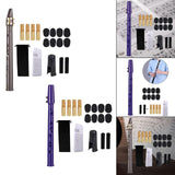 Maxbell Pocket Saxophone with Mouthpiece Reeds Carrying Bag Fingering Chart for Kids blue violet