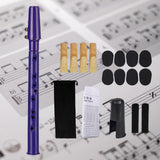 Maxbell Pocket Saxophone with Mouthpiece Reeds Carrying Bag Fingering Chart for Kids blue violet