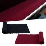 Maxbell Piano Keyboard Cover Fabric Key Cover Cloth for Upright Piano Electric Piano Black