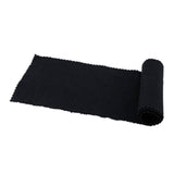 Maxbell Piano Keyboard Cover Fabric Key Cover Cloth for Upright Piano Electric Piano Black