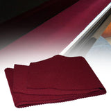 Maxbell Piano Keyboard Cover Fabric Key Cover Cloth for Upright Piano Electric Piano Red