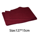 Maxbell Piano Keyboard Cover Fabric Key Cover Cloth for Upright Piano Electric Piano Red