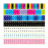 Maxbell 2Pcs Thumb Piano Decals Gift Scale Sticker for Kids Practice