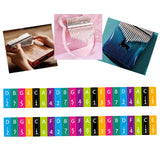 Maxbell 2Pcs Thumb Piano Decals Gift Scale Sticker for Kids Practice